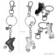 F4903 Roller skate keyring GC