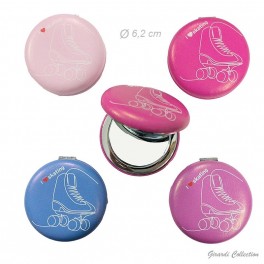 F9801 Skating macaron compact mirror